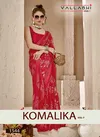 Komalika Vol 7 By Vallabhi Moss Georgette Wholesale Daily Wear Saree In India